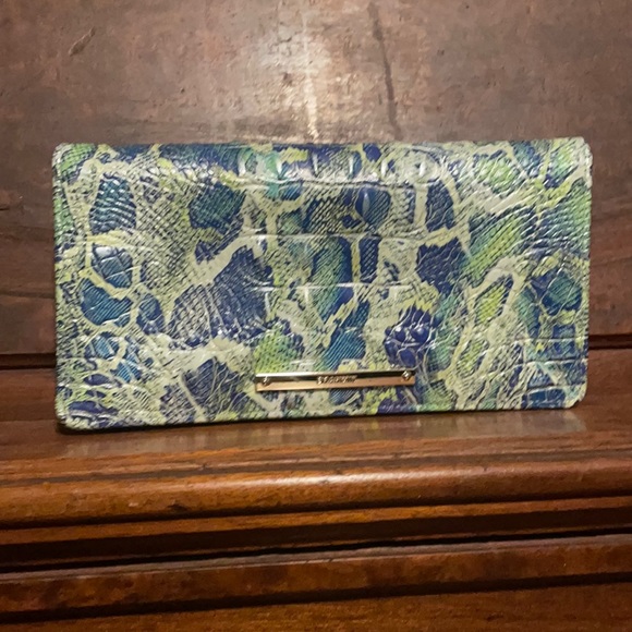 Brahmin AnnMarie Green Viper Melbourne - Picture 1 of 8